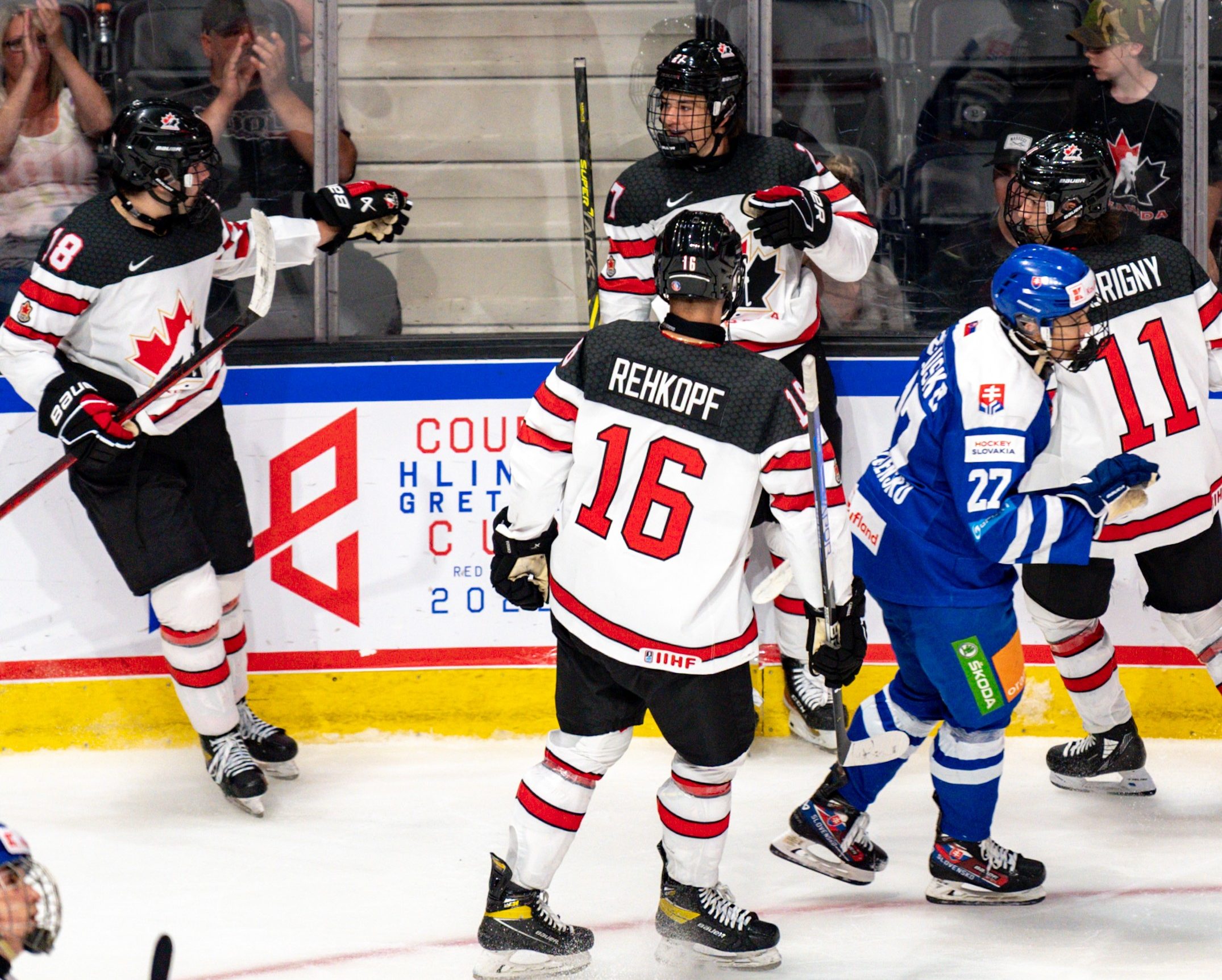 2022 Hlinka Gretzky Cup Canada vs Slovakia Team Canada Report