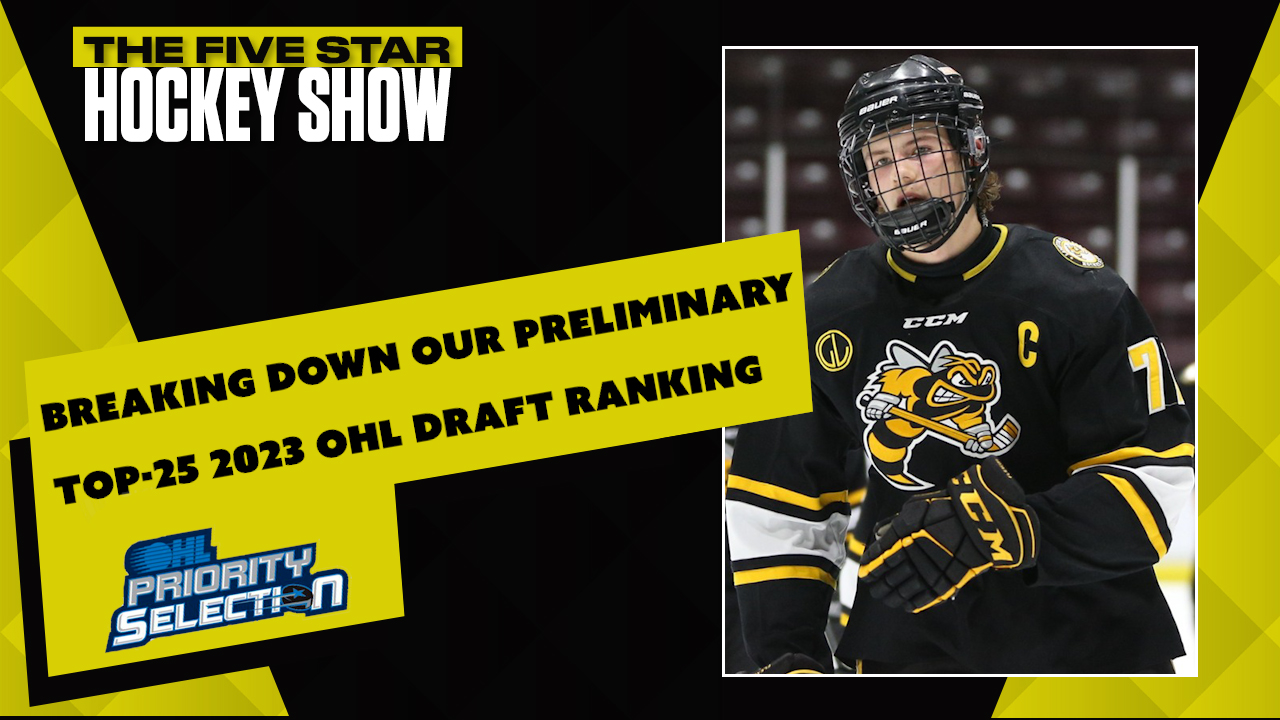 2023 OHL PRIORITY SELECTION: DRAFT RANKING